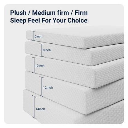Avenco Queen Mattress 12 Inch,Queen Size Mattress Medium Firm in a Box for Refresh Sleep & Pressure Relief,CertiPUR-US Certified Foam Colchones