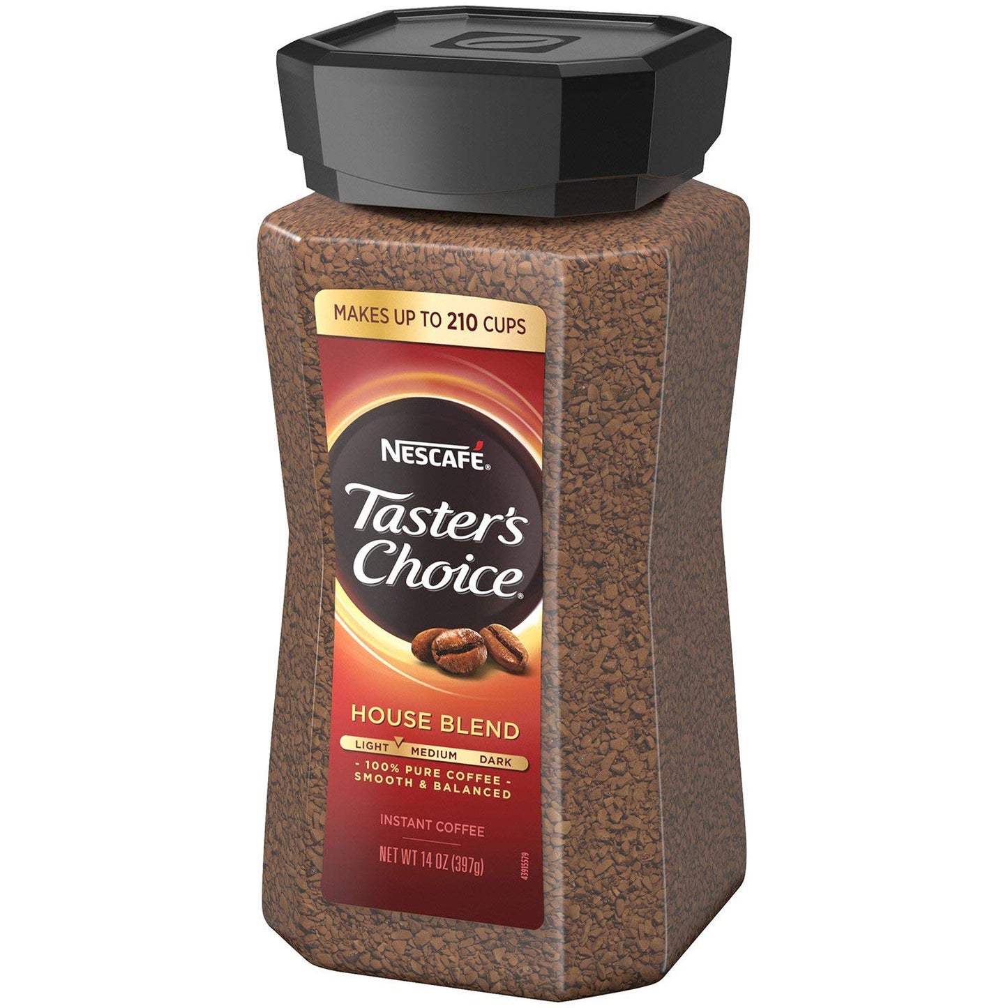 NESCAFE Taster's Choice Instant Coffee, House Blend (14 Ounce)