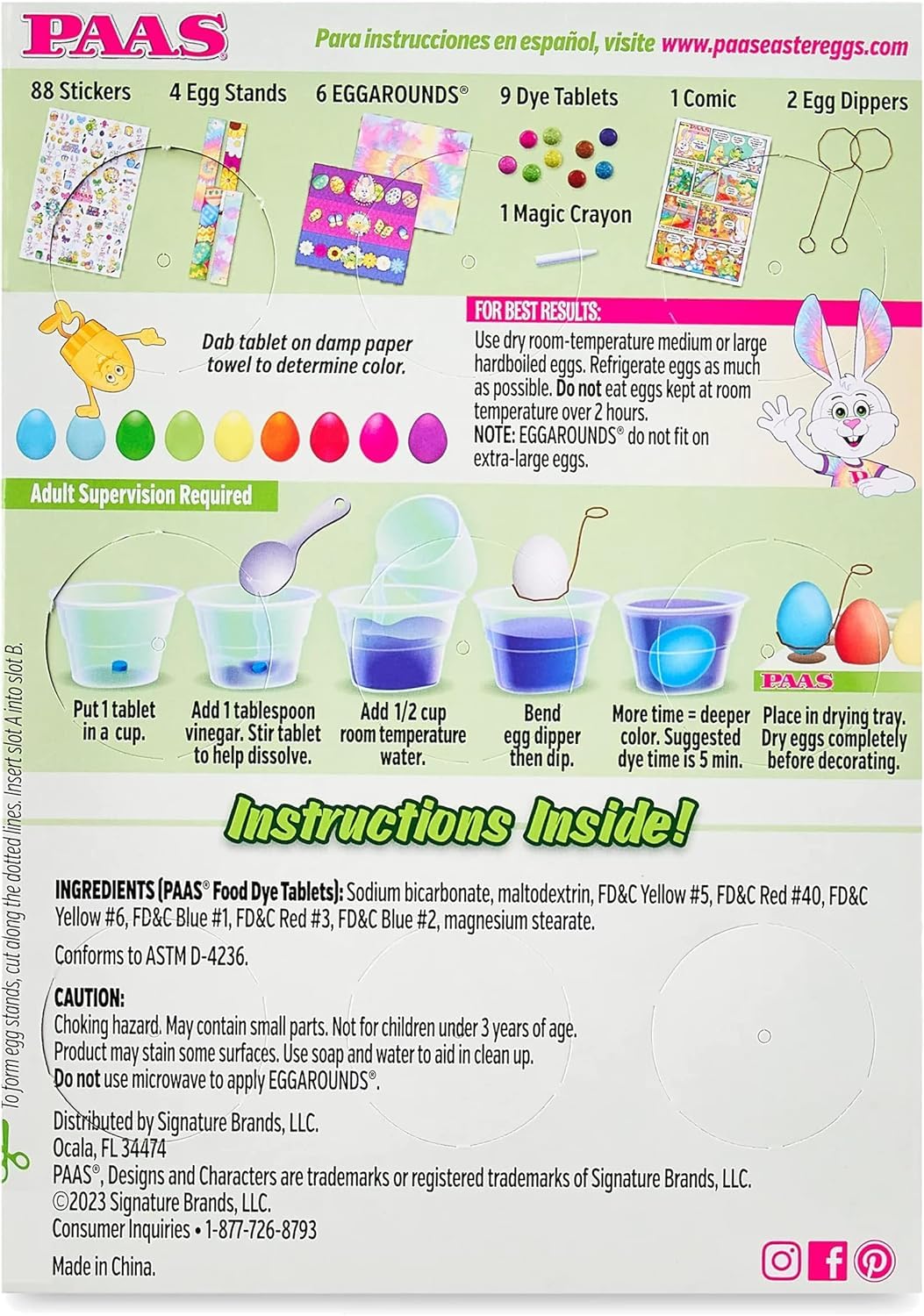 PAAS Deluxe Easter Egg Decorating Kit - Create Beautiful Eggs for a Memorable Easter Celebration
