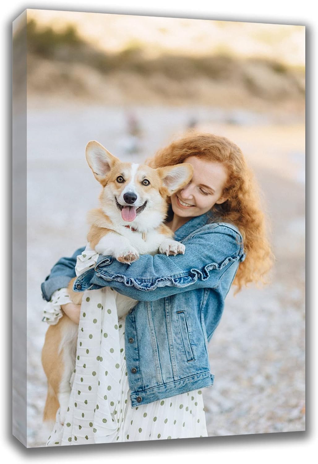 Skiennix Custom Canvas Prints - Personalized Wall Art for Family & Pets | 16x20 Framed Canvas