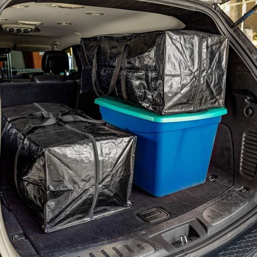 BAG-THAT! Extra Large Heavy-Duty Moving Bags - Stronger Handles & Zippered Closure for Easy Packing