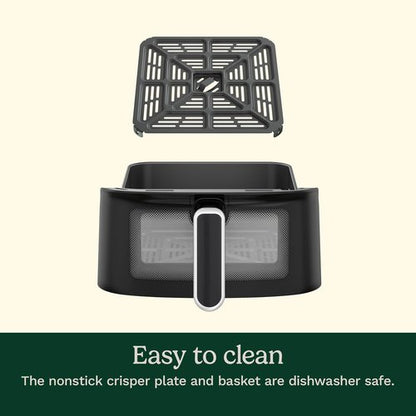 Cuisinart Air Fryer - 6-Quart Large Capacity with 5 Cooking Functions & Dishwasher-Safe Parts | Stainless Steel & Black