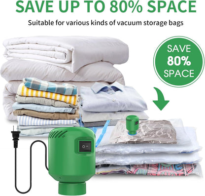 Skiennix Vacuum Pump - Portable Electric Pump for Vacuum Storage Bags | Space Saver Solution