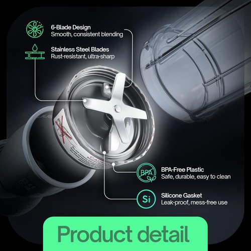 3 Pack Replacement Nutribullet Rubber Seal with 3 Pack Nutribullet Blade 900w /600 for Nutribullet Blades Replacement Nutribullet Blender Blade Replacement Nutribullet Blender Parts