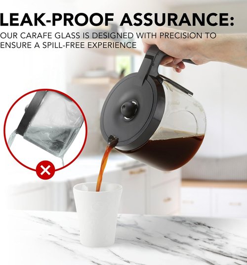 Keurig 12-Cup Coffee Carafe - Compatible with K-Duo Essentials & K-Duo Hot/Iced | Durable Design