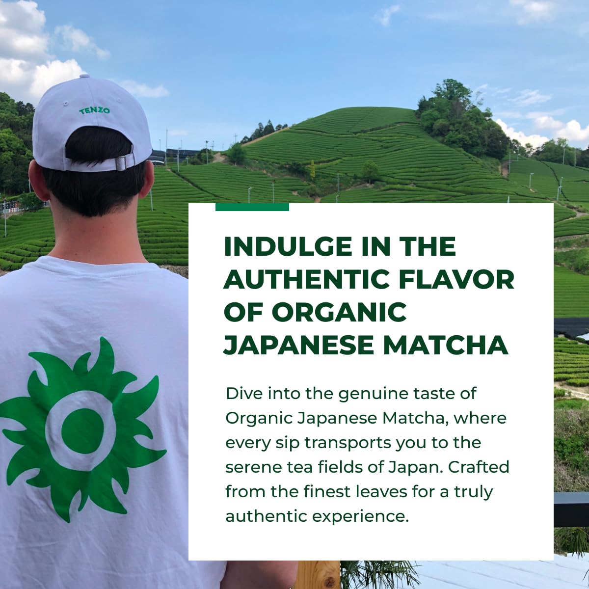 Tenzo Matcha Green Tea Powder - USDA Organic Premium Grade - Authentic Japanese Matcha Tea - Latte Powder - BetterBoost (1.06 Ounce)