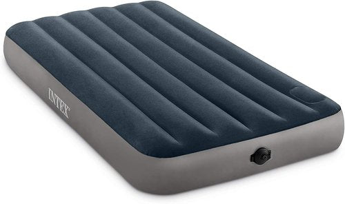 Intex Dura-Beam Twin Air Mattress - Fiber-Tech Construction, 10in Height, 300lb Capacity