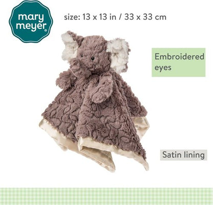 Mary Meyer Baby Lovey Putty Security Blanket - Soft Elephant Stuffed Animal Toy for Newborns & Toddlers | 13 x 13 Inches