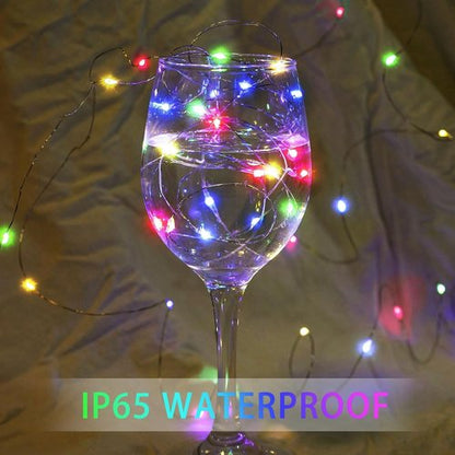 Fairy Lights 100 Pack - 7Ft 20 LED Twinkle String Lights | Battery Operated & Waterproof for Parties, Weddings & Holidays