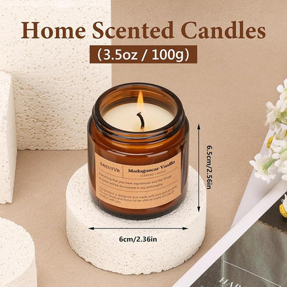 12 Pack Scented Candles Gift Set - Natural Soy Aromatherapy Candles (12 Pack)