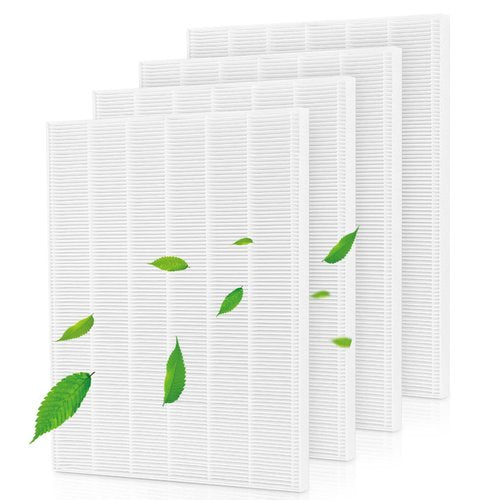 5500-2 Air Purifier Filter Replacement For Winix, 116130 Replacement Filter H Compatible with Winix 5500-2 and AM80 Air Purifier, 4 Pack HEPA Filter Only