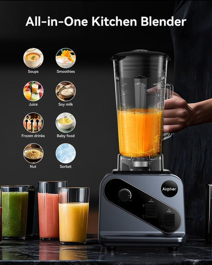 Blenders for Smoothies - Skiennix 2000W Professional Blender | 68oz Large Capacity & 27oz To-Go Cup