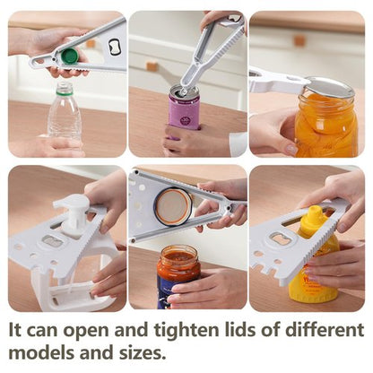 Jar Opener Bottle Opener Can Opener,essential oil bottle opener and oralliquid opener for Elderly, Arthritis Sufferers,Children and Weak Hands,Patented|Multifunctional magnetic design ergonomic.