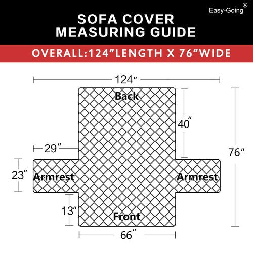 Easy-Going Reversible Couch Cover for 3 Cushion Couch Sofa Cover for Dogs Water Resistant Furniture Protector Cover with Foam Sticks Elastic Straps for Pet Cat (Sofa, Army Green/Beige)