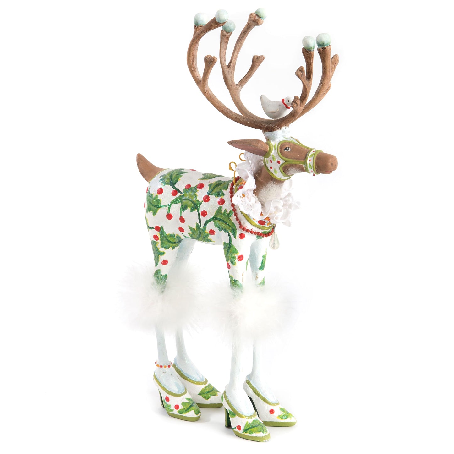 MACKENZIE-CHILDS Patience Brewster Dash Away Figurine, Christmas Home Decor, Vixen Reindeer