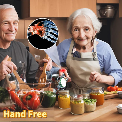 Skiennix Multi Jar Opener - Stainless Steel Lid Tool for Weak Hands & Arthritis Relief