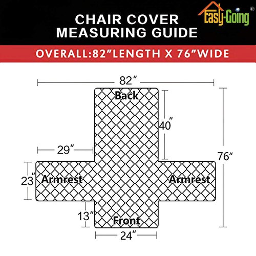 Easy-Going Chair Sofa Slipcover Reversible Sofa Cover Water Resistant Couch Cover Furniture Protector Cover with Elastic Straps for Pets Kids Children Dog Cat (Chair, Chocolate/Ivory)