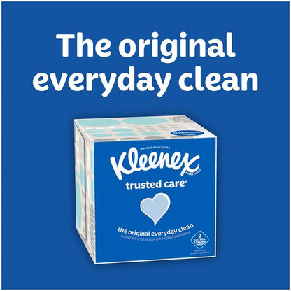 Kleenex Trusted Care Facial Tissues, 27 Cube Boxes, 70 Tissues per Box (1,890 Tissues Total)