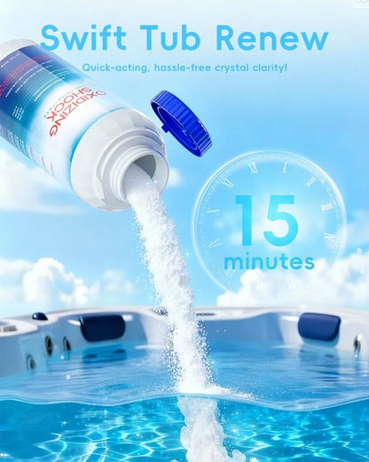 Chlorine-Free 32 Oz Hot Tub Shock by [Brand Name] - Powerful Oxidizer for Spas & Pools