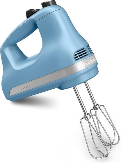 KitchenAid 5-Speed Hand Mixer - Ultra Power Performance in Velvet Blue Finish