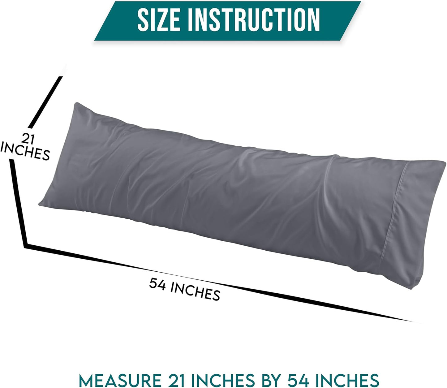 Utopia Bedding Pillow Cases - Soft Brushed Microfiber | Queen Size 2-Pack, Oeko-TEX Certified, 20x30 Inches (Grey)