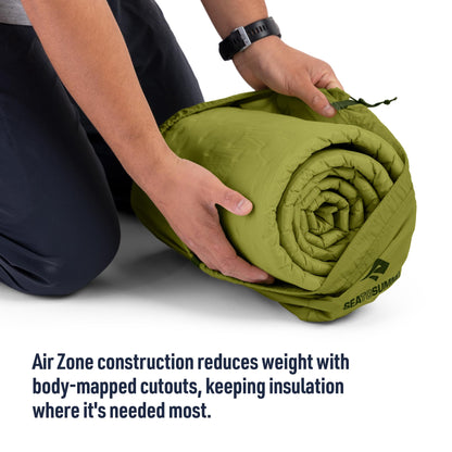 Sea to Summit Camp Self-Inflating Foam Sleeping Mat for Camping and Backpacking - Tapered - Regular (72 x 22 x 1.5 inches)