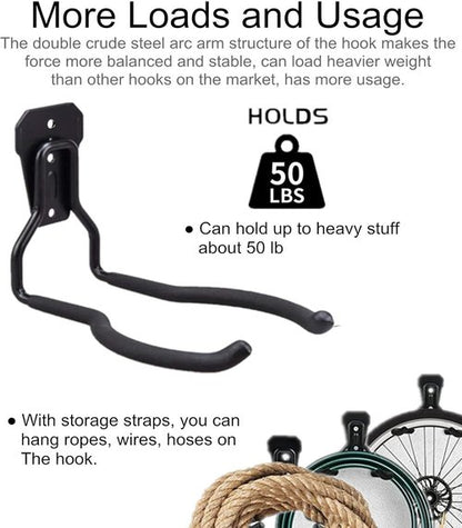 GS Alderaul Garden Tool Hanger - String Trimmer Wall Mount for Garage Storage | Durable Weedeater Bracket