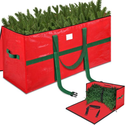 EverMerry Christmas Tree Storage Bag - 7.5 Ft Heavy-Duty Design with Carrying Handles & Dual Zipper