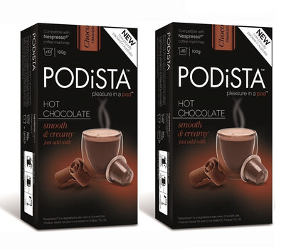 Nespresso Hot Chocolate Pods - Smooth & Creamy Original Line Compatible Capsules | 20 Pod Package