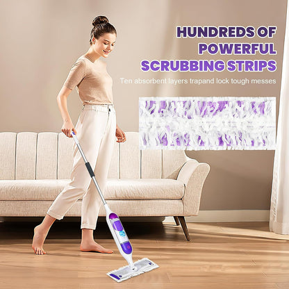Skiennix 12 Pack Power Mop Refills - Thickened Unscented Pads for Swiffer Power Mop