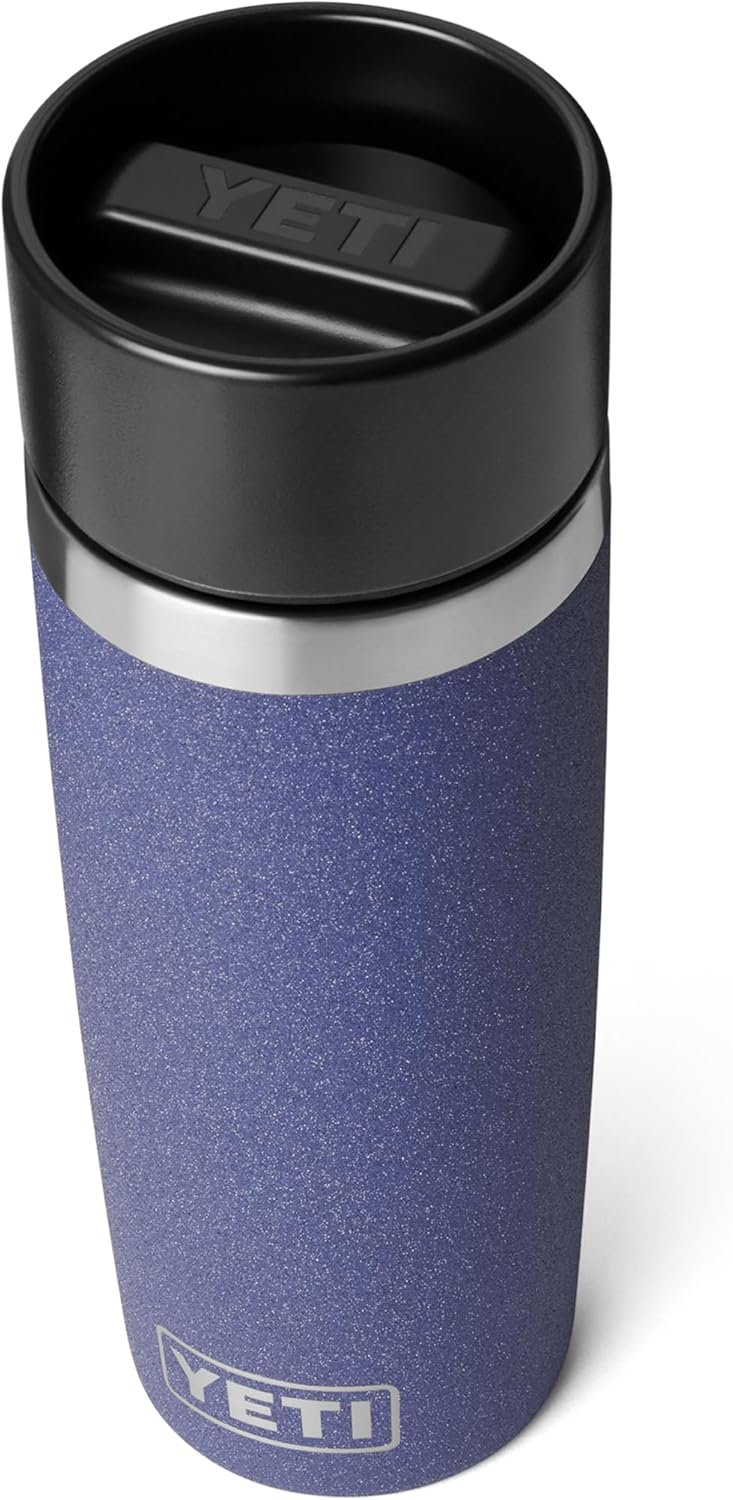 YETI Rambler 16 oz Travel Bottle - Stainless Steel, Vacuum Insulated, Leakproof Commuter Cap | Moon Dust