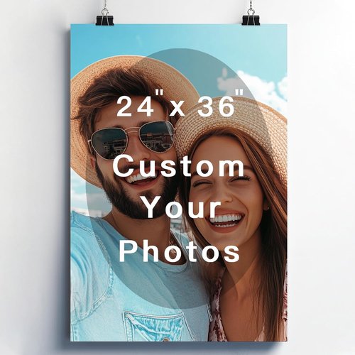 Custom Posters by [Brand Name] - Upload Your Images for Personalized 24” x 36” Prints