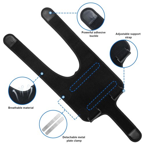 Elbow Brace for Ulnar Nerve Entrapment Splint, Elbow Splint, Cubital Tunnel Brace for Sleeping, Cubital Tunnel Syndrome Adjustable Stabilizer Elbow Support Fits for Men and Women 1 PCS