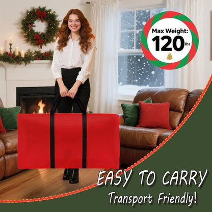 Heavy Duty Christmas Tree Storage Bag by [Brand Name] - Waterproof & Dust-Proof for 3FT/4FT/5FT Trees | 600D Oxford Fabric with Reinforced Handles