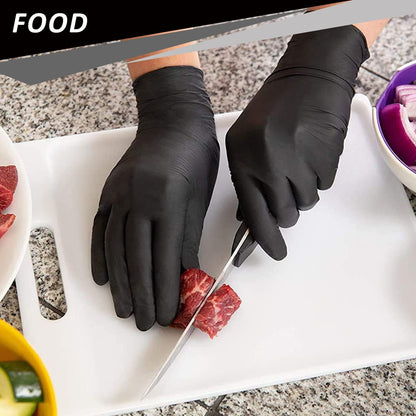 PROMEDIX P Nitrile Disposable Gloves - 4 Mil, 100 Count | Latex-Free & Powder-Free for Food Safety