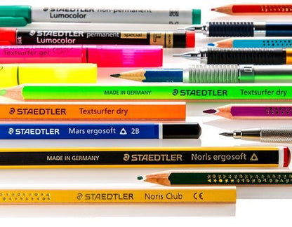 Staedtler Mars Carbon Lead, 2mm, Red, 4 Lead (204-E4-2)