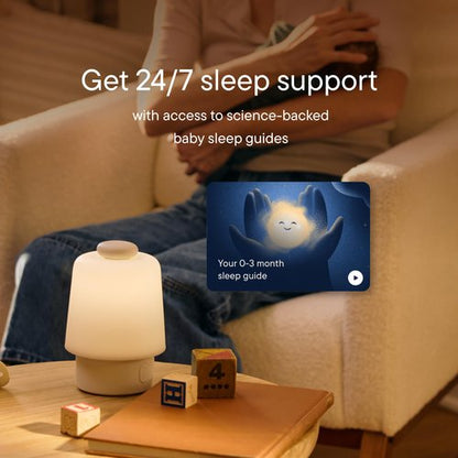 Hatch Baby Sound Machine, Night Light | Sleep Support | Registry Essential, Routine Builder, Time-to-Rise Alarm Clock, White Noise, Nursery Stories, Toddler Kids (Wi-Fi) (Greige)