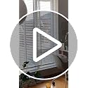 Dark Walnut Custom Size Wooden Blinds - Cordless Venetian Window Shades with 2" Slats for Room Darkening & Privacy