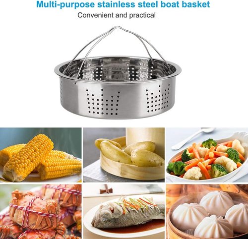 Instant Pot Accessories Set - Essential Tools with Steamer Basket, Cheesecake Pan & Silicone Mold | Fits 6 Qt & 8 Qt