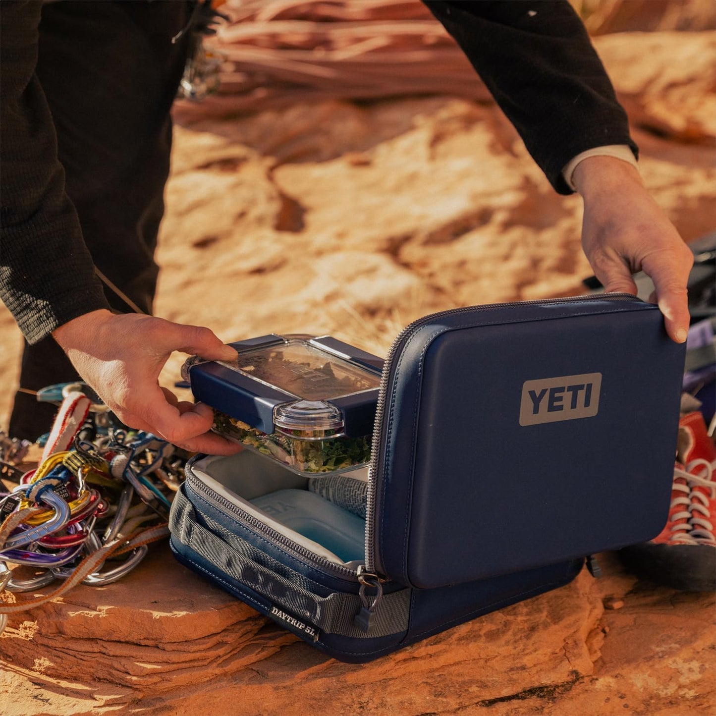 YETI Daytrip 5L Insulated Soft Cooler - Perfect for Lunches | Sleek Black Design