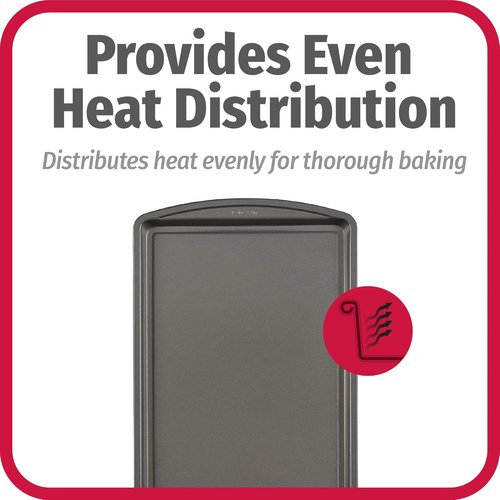 GoodCook Baking Sheet - Carbon Steel Construction, Scratch-Resistant & Nonstick | 9 x 13 Inch
