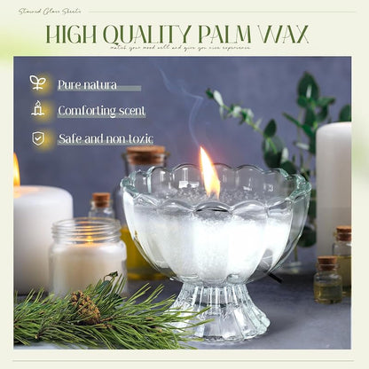 MTLEE 4.4 lb Fir Scented Pearled Candle Wax Kit - Variation: 4+ Fir