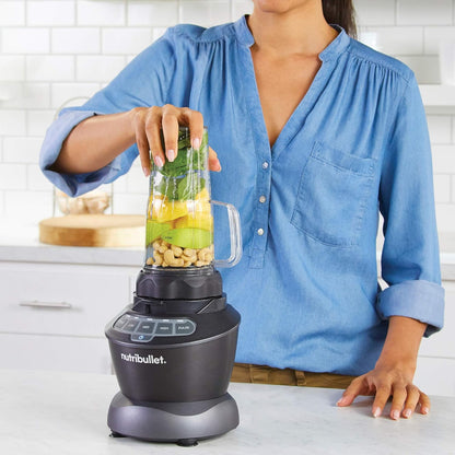 Nutribullet Full-Size Blender Combo 1200W - Powerful Dark Gray Kitchen Blender