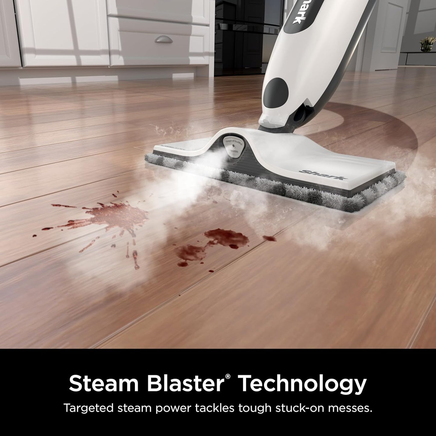 Shark SteamSpot Steam Mop - Powerful Steam Blaster Technology, 3 Modes, XL Water Tank | Lightweight for Sealed Hard Floors