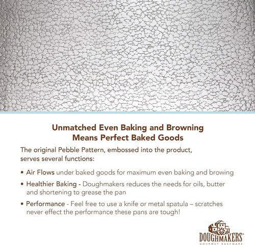 Doughmakers Jelly Roll Pan - Commercial Grade Aluminum Bakeware | 10 x 15 Inches