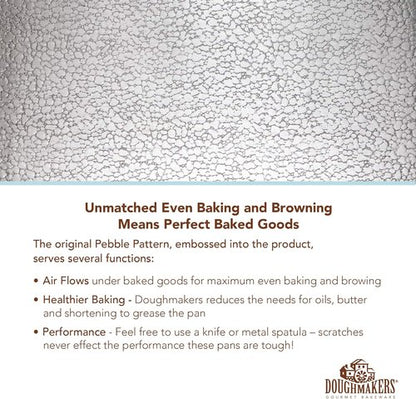 Doughmakers Jelly Roll Pan - Commercial Grade Aluminum Bakeware | 10 x 15 Inches