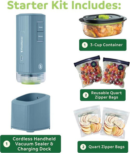 FoodSaver Vacuum Sealing Machine - Preserve Freshness with Easy One-Touch Operation | Compact Design