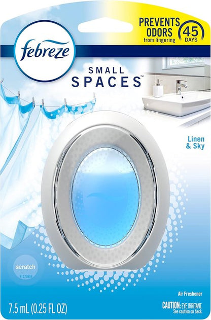 Febreze Odor-Fighting Air Freshener - Linen & Sky Scent | Small Spaces, 1 Count