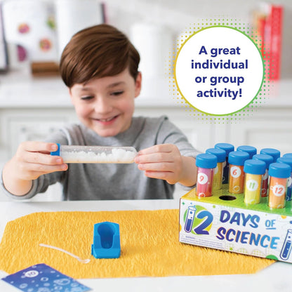 MindWare 12 Days of Science Advent Calendar - Engaging Kids Science Kit with 12 Test Tube Experiments for Ages 6+