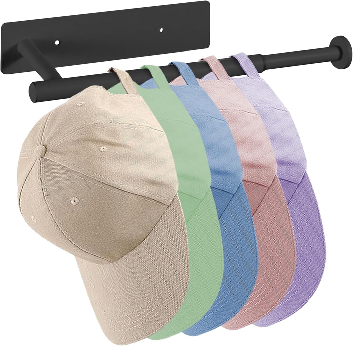 Skiennix Hat Rack - Versatile Door & Wall Organizer for Baseball Caps - Space-Saving Design